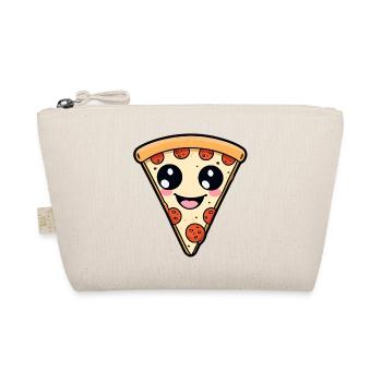 Kawaii Pizza Slice - Organic Pouch - nature - Front