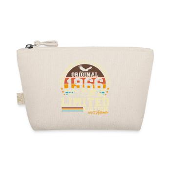 1966 Jahrgang 60. Geburtstag Geschenk Retro  - Bio-Täschchen - Natur - Vorne