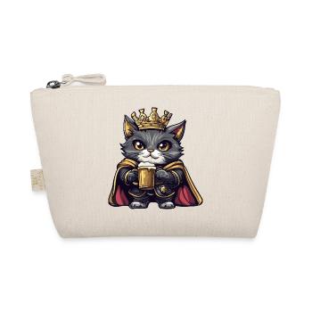 Cat Beer King - Organic Pouch - nature - Front