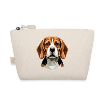 Beagle Welpe Beagles Süßer Hund English Beagle - Bio-Täschchen - Natur - Vorne
