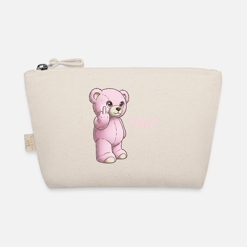 Pink Bär - Bio-Täschchen - Natur