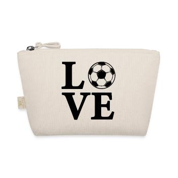 Ich liebe Fußball - Bio-Täschchen - Natur - Vorne