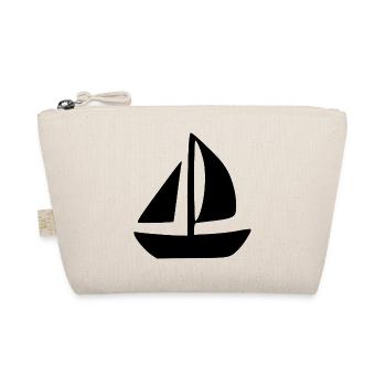 Water Sports Sailing Vacation Maritime Symbols - Organic Pouch - nature - Front
