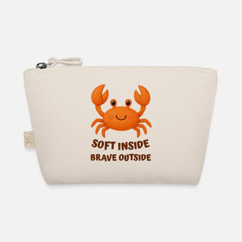 Crab tender on the inside, the outside - Organic Pouch - nature