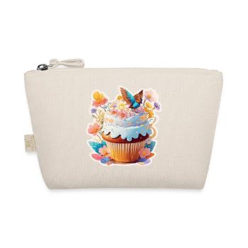 Cupcake Bird - Organic Pouch - nature - Front