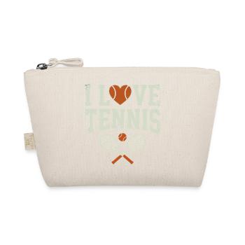 Chemise de tennis, sweat à capuche I Love Tennis, short - Trousse biologique - nature - Devant