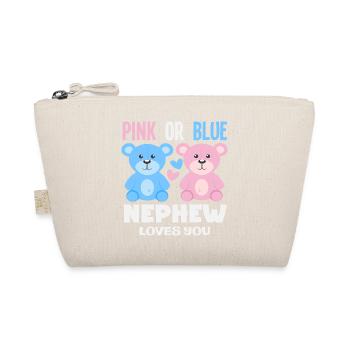 Rose ou bleu Neveu t’aime - Trousse biologique - nature - Devant