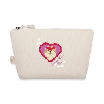 Ruhende Tch-Gesicht-Pomeranian - Bio-Täschchen - Natur - Vorne