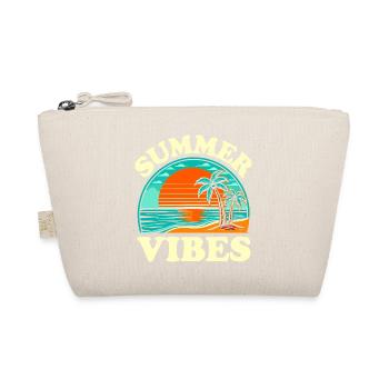 Vibes Été Palmier et Coucher Soleil - Trousse biologique - nature - Devant