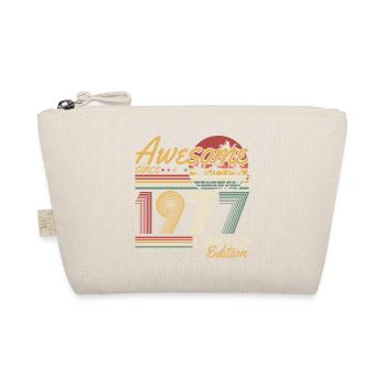 Cadeau d’anniversaire vintage vintage rétro 1977 - Trousse biologique - nature - Devant