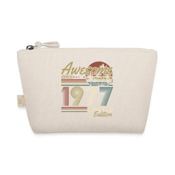 Cadeau rétro vintage d’anniversaire 1977 - Trousse biologique - nature - Devant