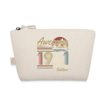 Cadeau rétro vintage d’anniversaire de 1961 - Trousse biologique - nature - Devant