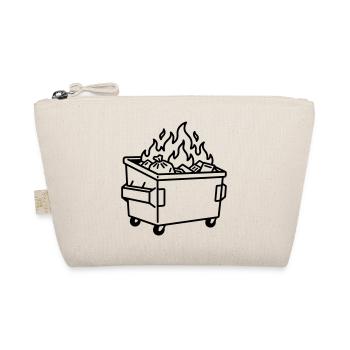 Müllcontainer-Feuer - Bio-Täschchen - Natur - Vorne