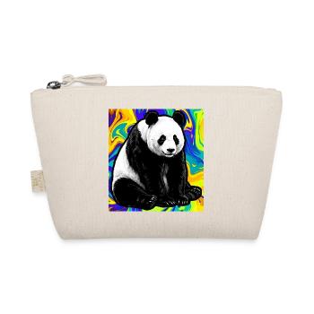 Panda - Bio-Täschchen - Natur - Vorne
