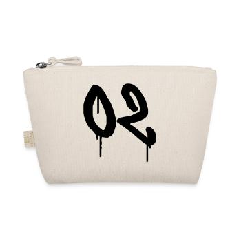Number 02 Urban Graffiti Style - Organic Pouch - nature - Front