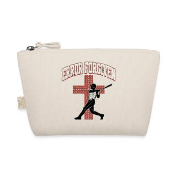 Error Forgiven Christian Baseball Faith Jesus - Organic Pouch - nature - Front