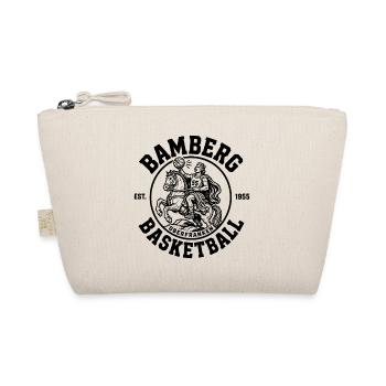 Bamberg Basketball Vintage Retro Design - Bio-Täschchen - Natur - Vorne