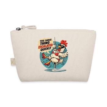 Poulet Danse à la Barre Humour Décalé - Bio-Täschchen - Natur - Vorne