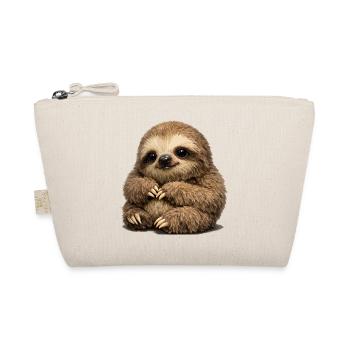 Soft Sloth Stuffed Animal - Organic Pouch - nature - Front