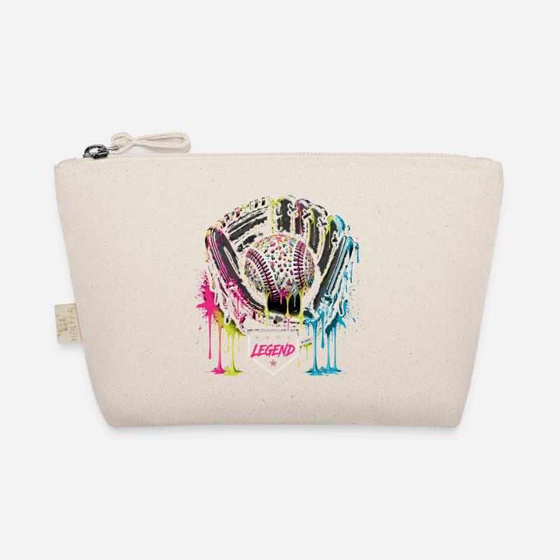 Baseball Handschuh Legend Bunt Grafik Bio-Täschchen