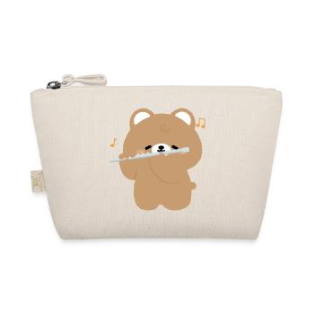 Bear Flute Serenade - Organic Pouch - nature - Front