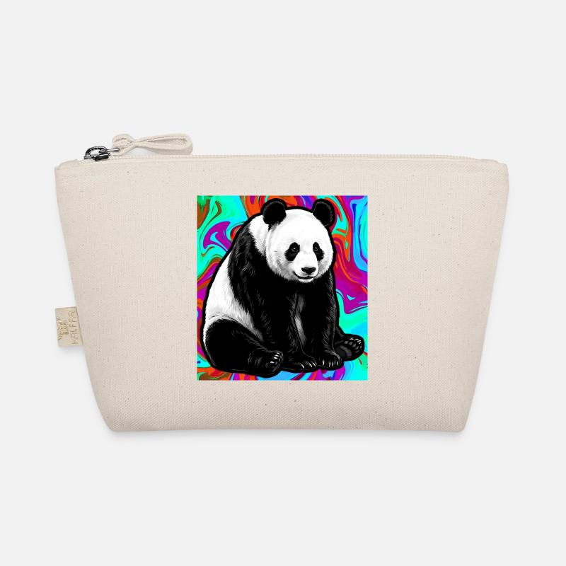Panda - Bio-Täschchen - Natur
