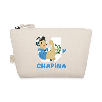 Guatemala Flagge T-Shirt Stolz & Heimat Chapín - Bio-Täschchen - Natur - Vorne