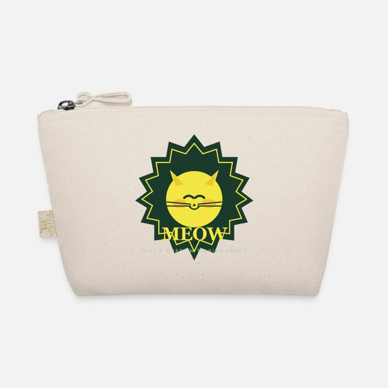 Sunny Meow Sun Mascot Organic Pouch