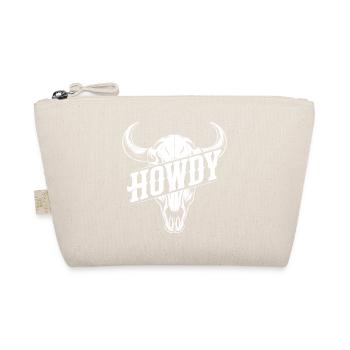 Howdy Skull Western Print - Trousse biologique - nature - Devant