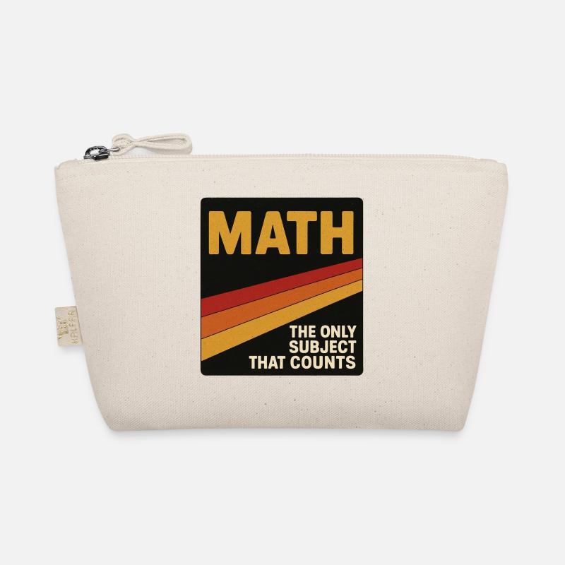 Retro Math Counts Poster Organic Pouch