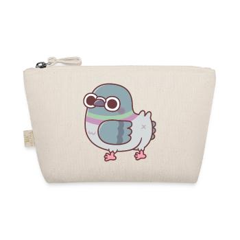 Cute Chonky Pigeon Butt - Organic Pouch - nature - Front