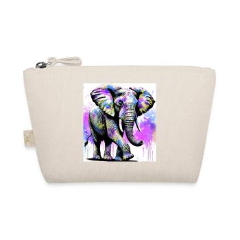 Elefant - Bio-Täschchen - Natur - Vorne
