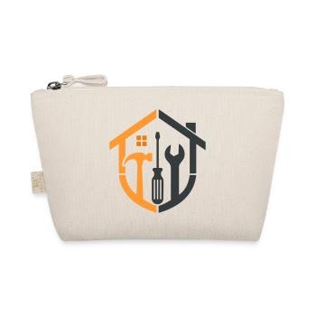 Caretaker Coat of Arms – Craftsman Logo - Organic Pouch - nature - Front