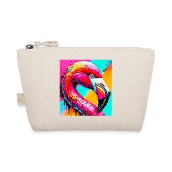 Flamingo - Bio-Täschchen - Natur - Vorne