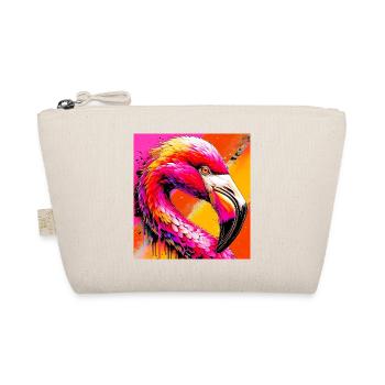 Flamingo - Bio-Täschchen - Natur - Vorne