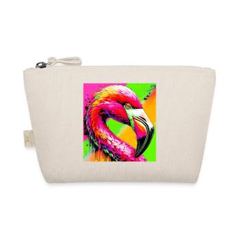 flamingo - Organic Pouch - nature - Front