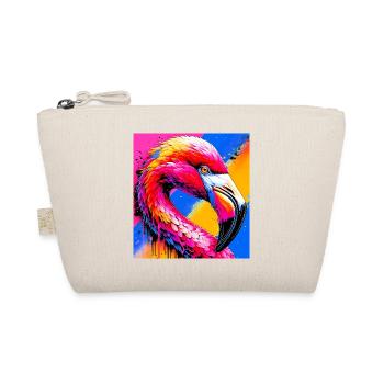 Flamingo - Bio-Täschchen - Natur - Vorne