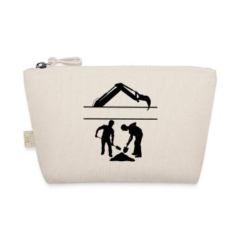 Groundworkers Custom – Digging Team - Organic Pouch - nature - Front
