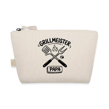Grillmeister Papa Vatertag Grillen Männer - Bio-Täschchen - Natur - Vorne