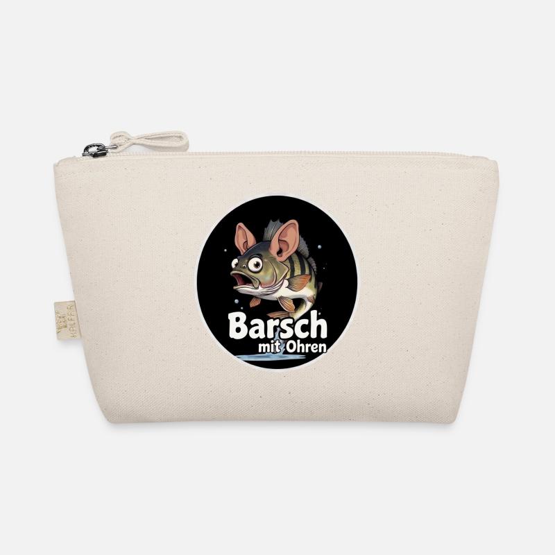 Barsch mit Ohren Cartoon Bio-Täschchen