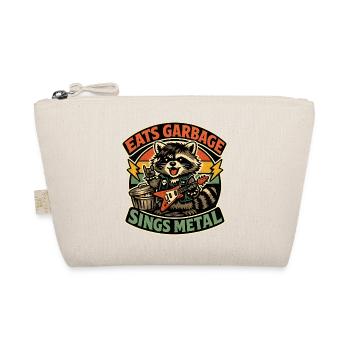 Müllraccoon sings metal - Organic Pouch - nature - Front