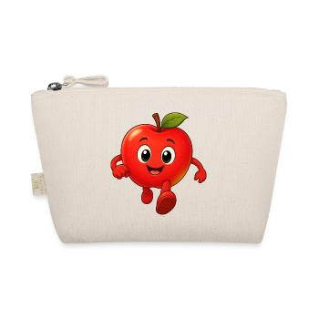 funny apple - Organic Pouch - nature - Front