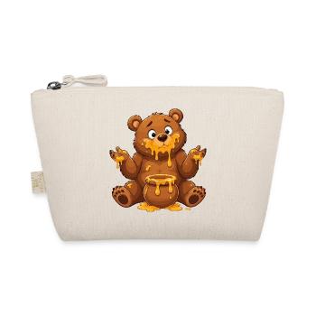 Dessin animé Honey Bear avec Pot - Trousse biologique - nature - Devant