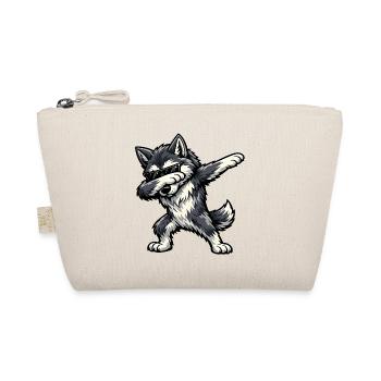 Dabbing Wolfshund Tschechoslowakischer Wolfhund - Bio-Täschchen - Natur - Vorne