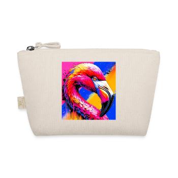 Flamingo - Bio-Täschchen - Natur - Vorne
