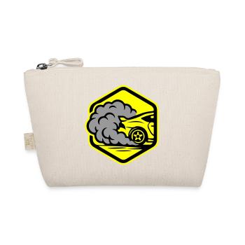 Car Gas Icon Car Racing - Organic Pouch - nature - Front