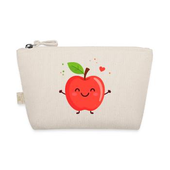 Happy apple illustration - Organic Pouch - nature - Front