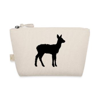 Deer Silhouette Hunter Hunting Club Forester Forest - Organic Pouch - nature - Front
