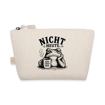Sarkasmus Geschenk für Introvertierte & Kaffeefans - Bio-Täschchen - Natur - Vorne