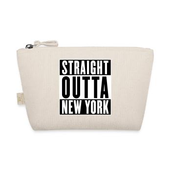 Straight outta New York (changeable colors) - Organic Pouch - nature - Front